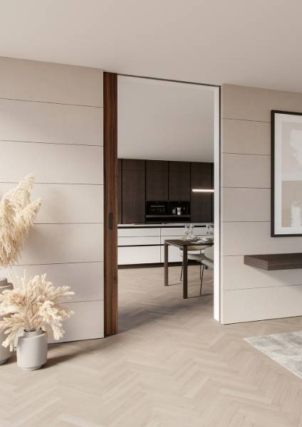 Hawa Junior 100 B Pocket Acoustics (Sliding Door Hardware) - Pocket Door