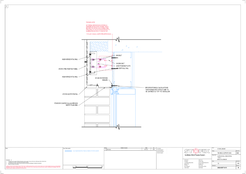 2022-DET-011-A CURTAIN WALL HEAD TYPE 2