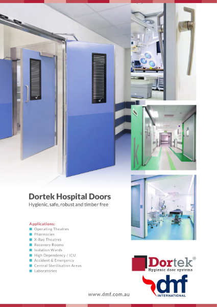 DMF Dortek Hospital GRP doors