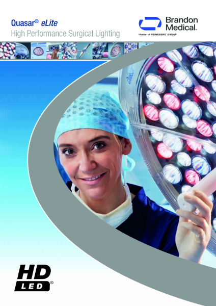 Quasar® eLite
High Performance Surgical Lighting