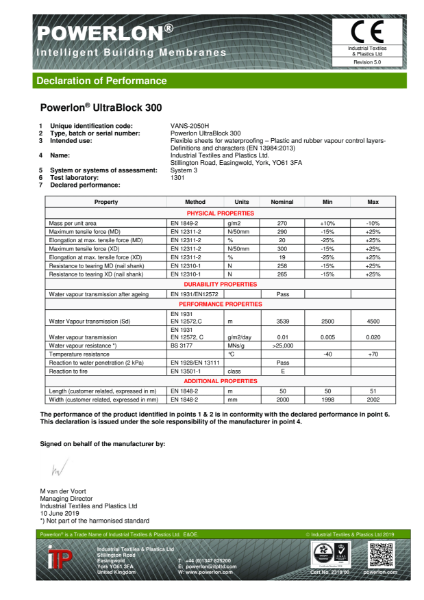 Powerlon® UltraBlock 300 DoP R5-0