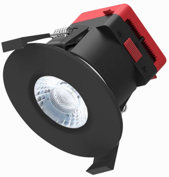 SY9004WH - Riga Trio Switchable Dimmable IP65 Fire Rated Downlight