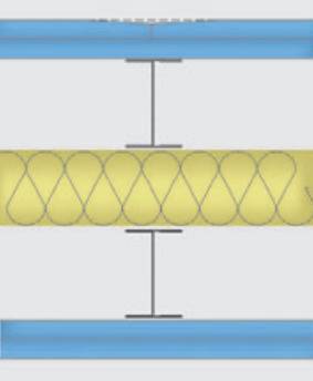 SFS Twin I Stud Partition System with Double 15mm Soundbloc with 50 or 100 mm Insulation | 120 Minutes Fire Rated - Gypsum Board Partition System