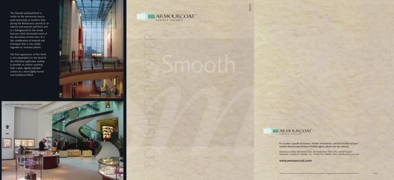Armourcoat Smooth Polished Plaster Brochure