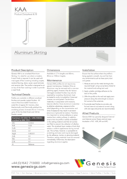 KAA Datasheet