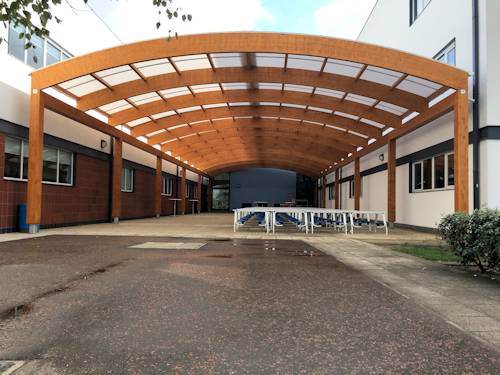 Jo Richardson Community School | Free Standing Timber Canopy