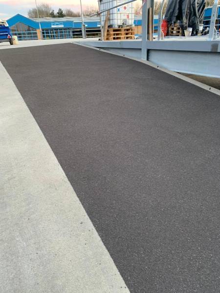 Emseal DSM System used to seal wide deck joints in Meggit Avionics new Car Park in Fareham, Hampshire