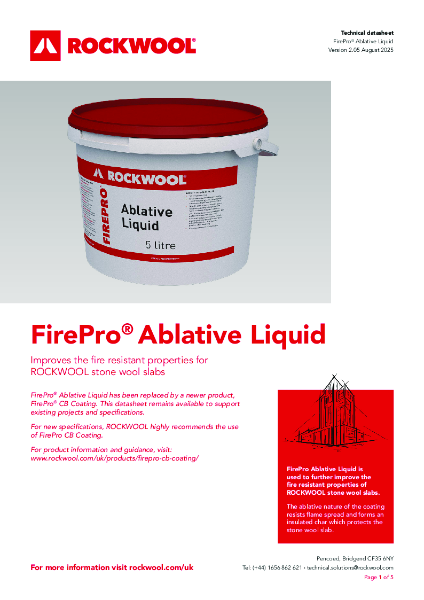 Ablative Liquid - Datasheet