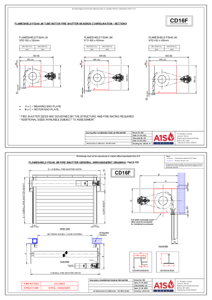 Flameshield 240 JM Fire Shutter