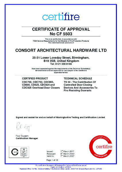 Certifire Certificate