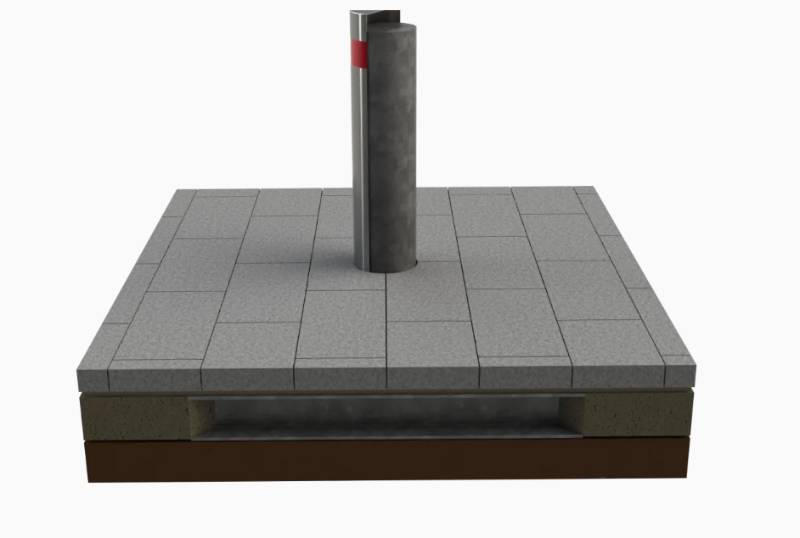 RhinoGuard®  Shallow Mount 72/50 - Bollard