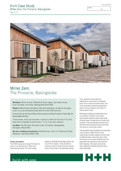 Case Study - Miller Zero, Basingstoke