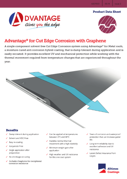 Advantage Graphene for Cut Edge Corrosion