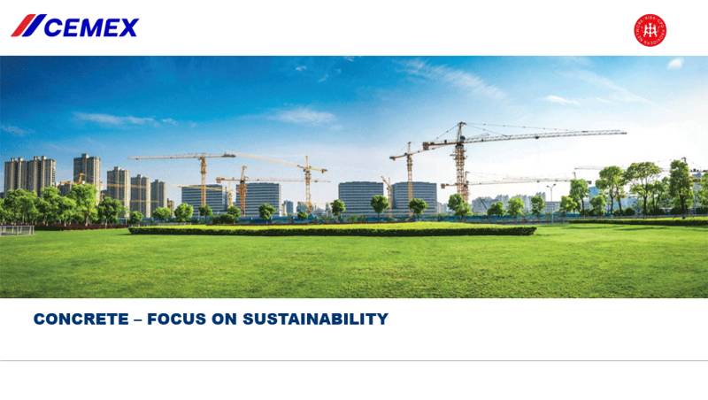 Concrete – Focus on Sustainability