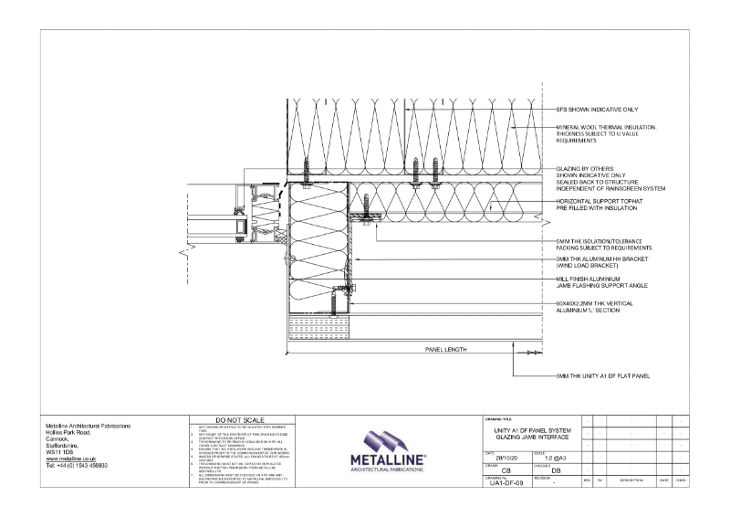 Unity A1 DF-09 Technical Drawing