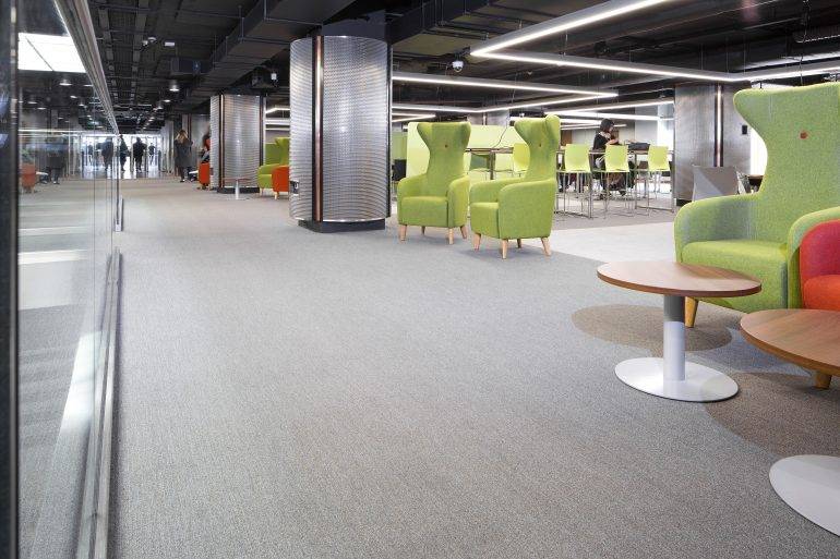 Glasgow University Library - F. Ball Products Used to Install First Class Floor