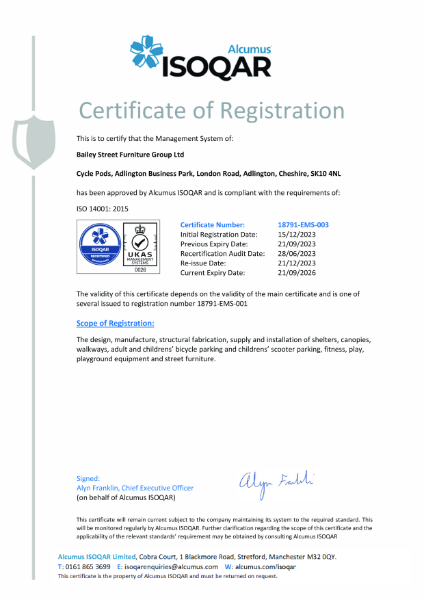 BSFG ISO 9001 - 14001