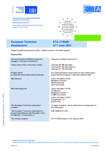 European Technical Approval (ETA)