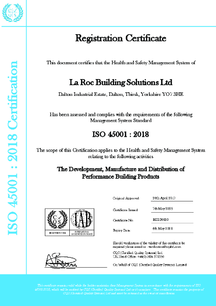 ISO 45001 Occupational Health and Safety Management System