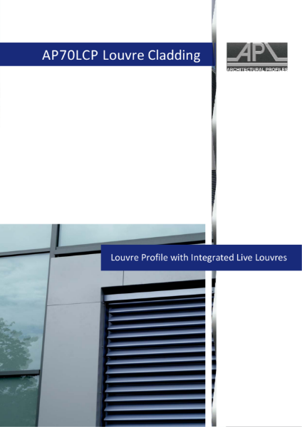 APL AP70LCP Louvre Profile & Live Louvres - System Brochure