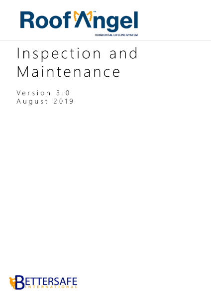 Roof Angel Inspection and Maintenance Manual