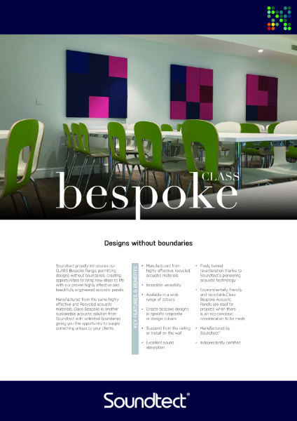 Class Bespoke Specification sheet