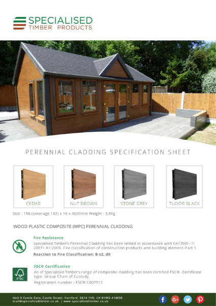 SPP Cladding Specification guide