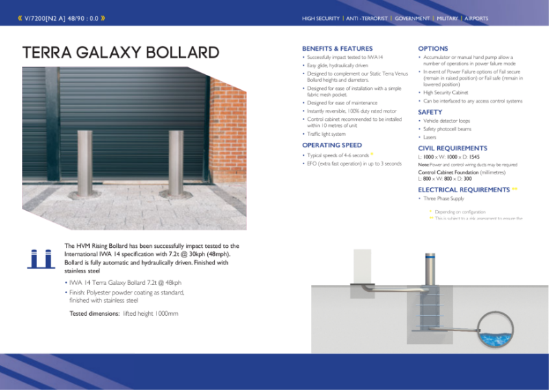 IWA14 Rising Terra Galaxy Bollard - 7.2t @ 30mph