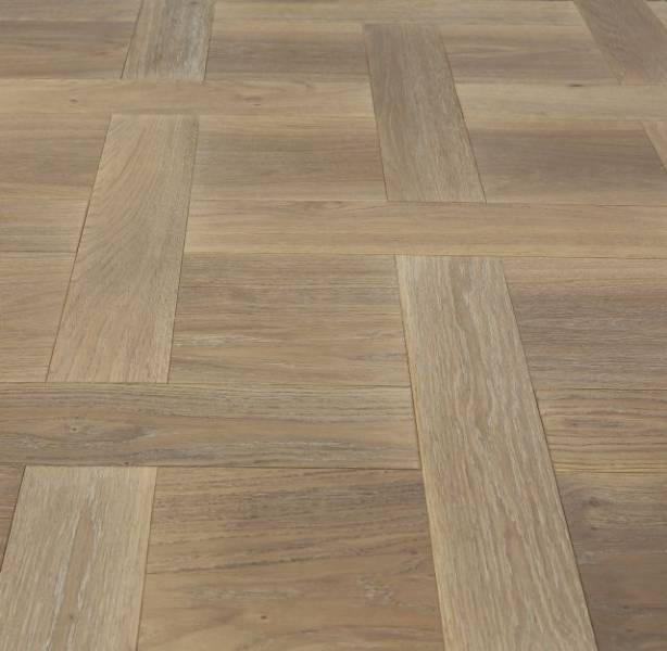 Basket Weave Herringbone Oak Parquet