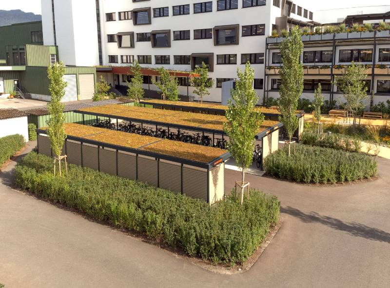 Multiple small green roofs also make a big impact