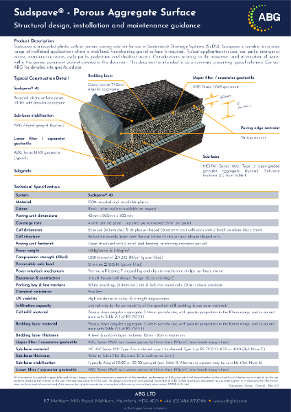 Sudspave technical Note