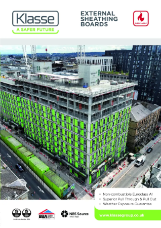 Klasse Sheathing Boards Brochure