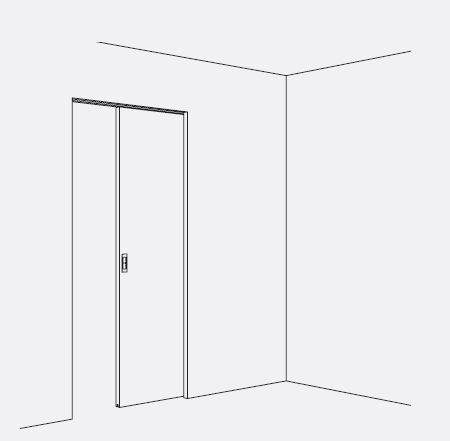 Junior 120 B Pocket (Sliding Door Hardware)