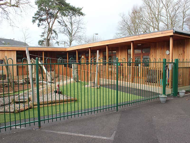 Anti Trap Bow Top fencing secures school perimeter