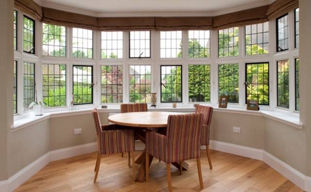 Fine steel windows retain the unique original character of this stunning property
