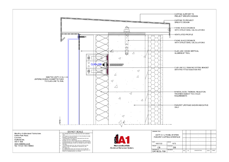 Unity A1 IL-08 Technical Drawing