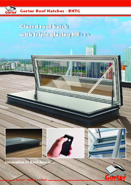Gorter - Glazed roof hatch RHTG Flyer