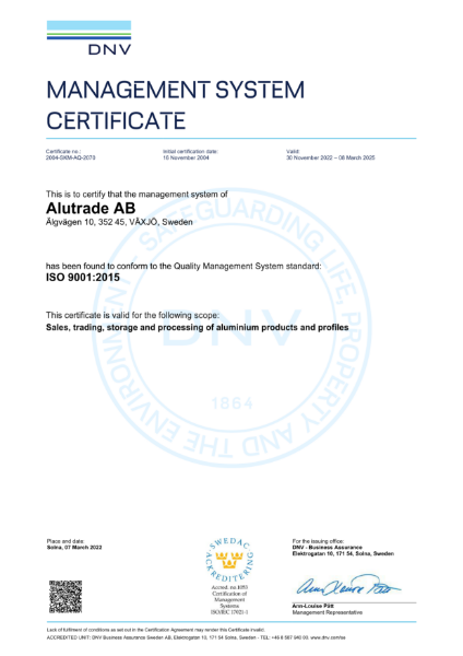 ISO 9001 Quality Management