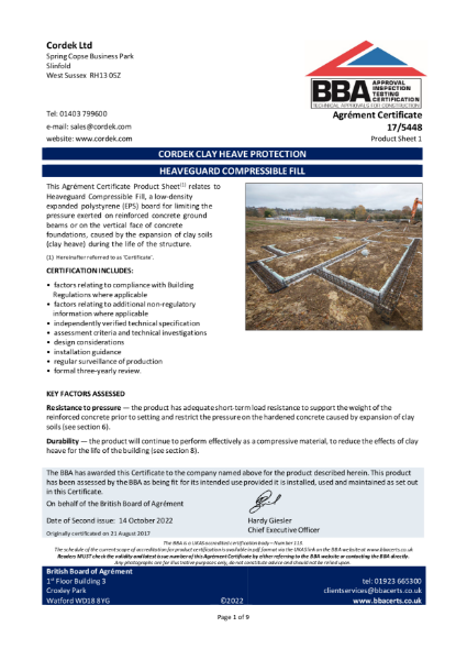 17/5448 HEAVEGUARD COMPRESSIBLE FILL