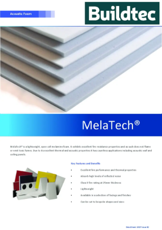 Buildtec - MelaTech Datasheet