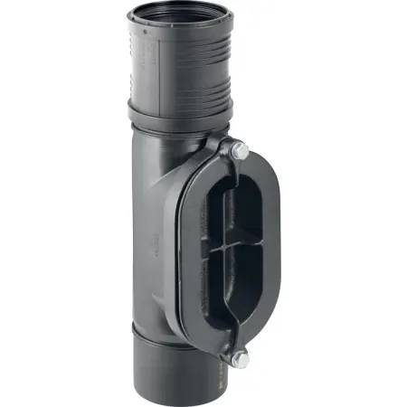 Geberit Silent-PP Access Pipe 90° With Oval Service Opening