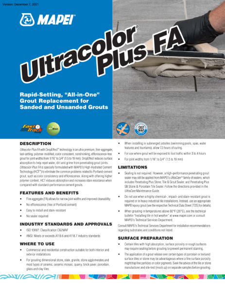 Ultracolor® Plus FA