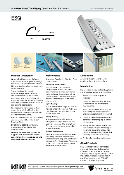 ESQ Datasheet