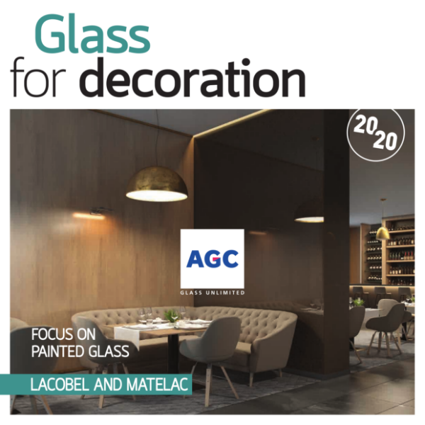 Lacobel and Matelac 2020: Glass cladding for interiors by AGC