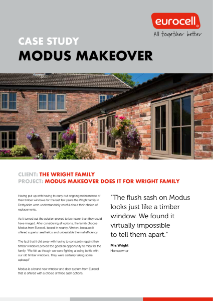 The Right Family Modus Makeover Case Study