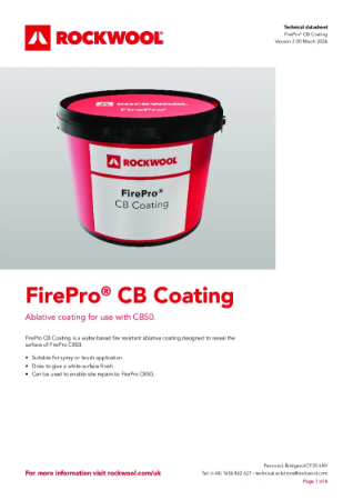 FirePro® CB Coating - Product Data Sheet
