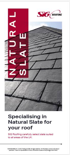 SIG Roofing Natural Slate Guide