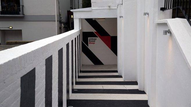 Abbey Road zebra crossing in London