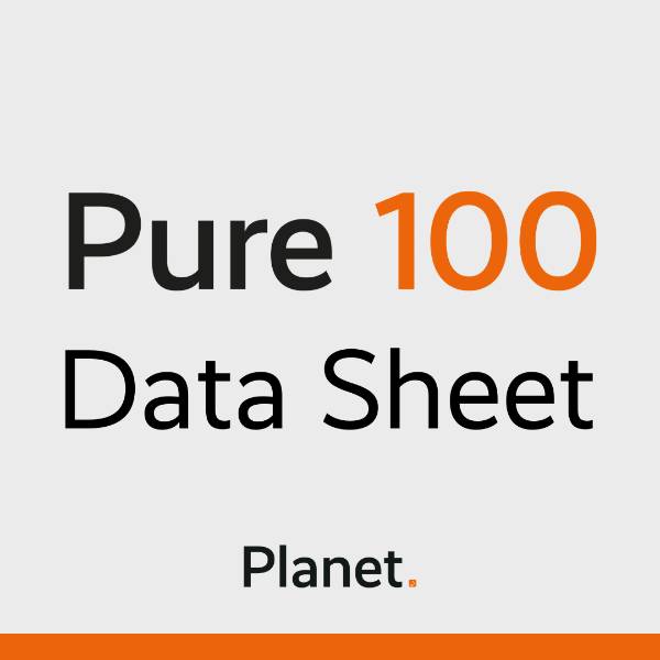 Planet Pure 100 Offset Single Glazed or Double Glazed Partition System Data Sheet