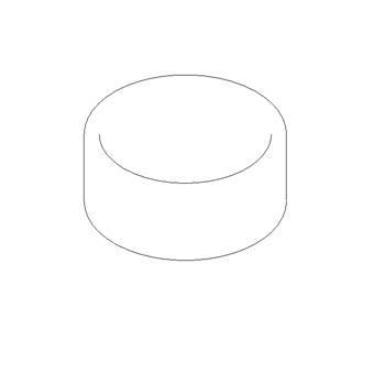 Circular vessel wash basin